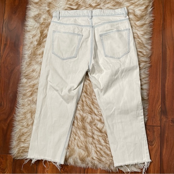 La Vie Rebecca Taylor whitewash button fly crop - Picture 3 of 9